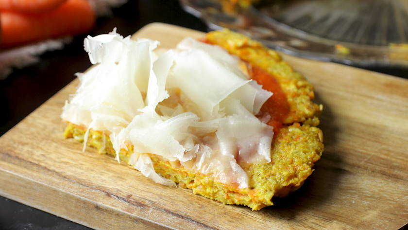Omelette di carote con Raspadura Bella Lodi