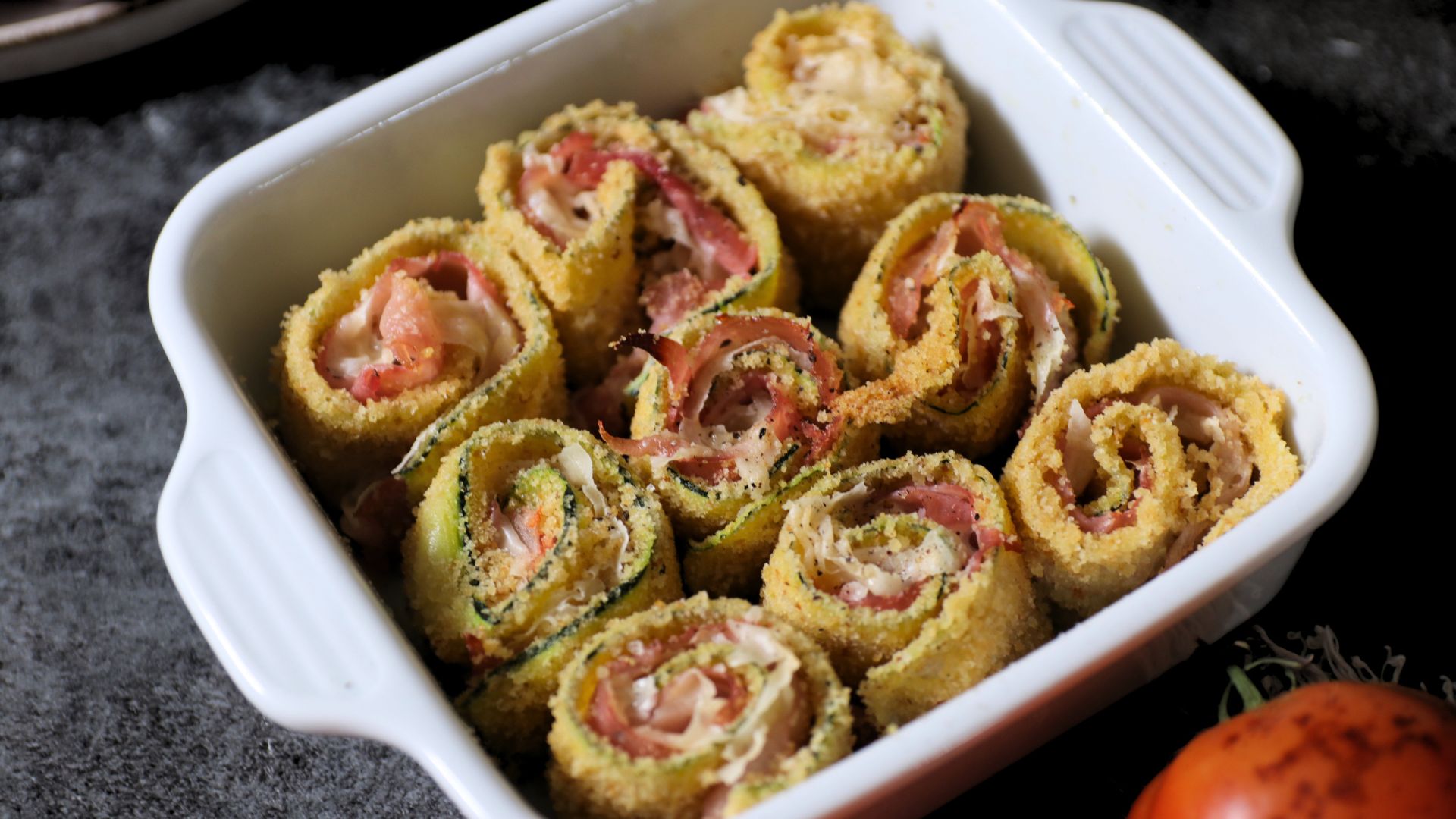 Involtini di zucchine con Raspadura Bella Lodi