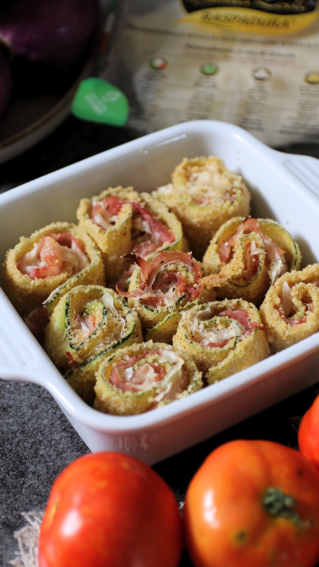 Involtini di zucchine con Raspadura Bella Lodi