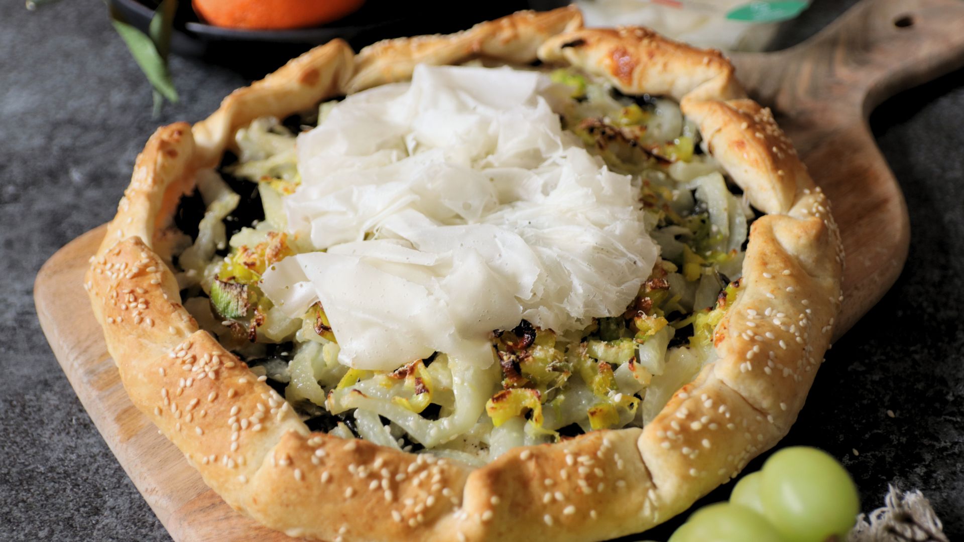 Torta salata con verdure e Raspadura Bella Lodi