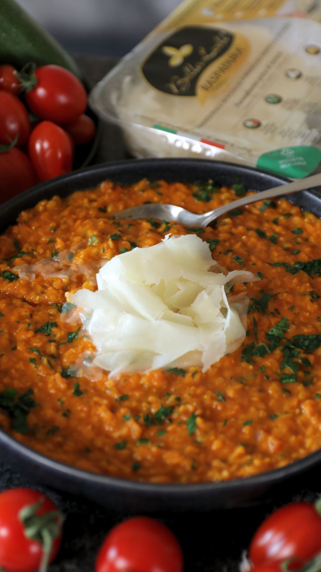 Dhal di lenticchie rosse con Raspadura Bella Lodi