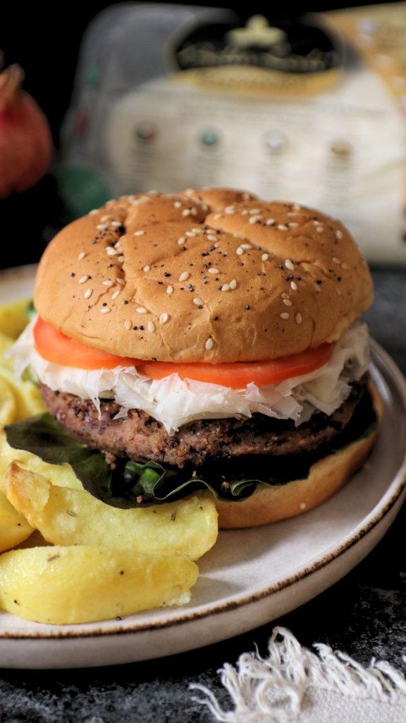 Burger di fagioli rossi e lenticchie con Raspadura Bella Lodi
