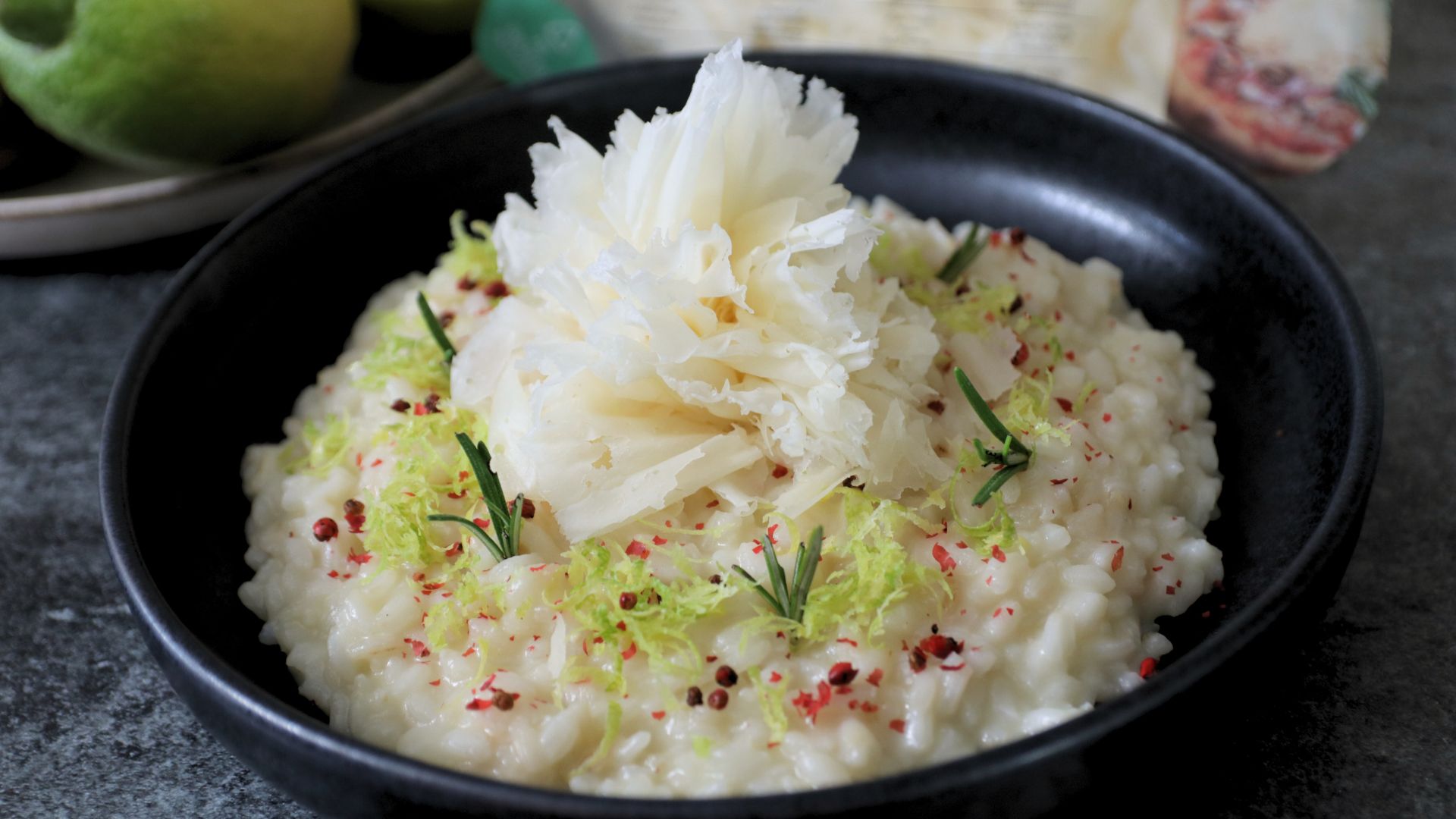 Risotto allo spumante con Raspadura Bella Lodi