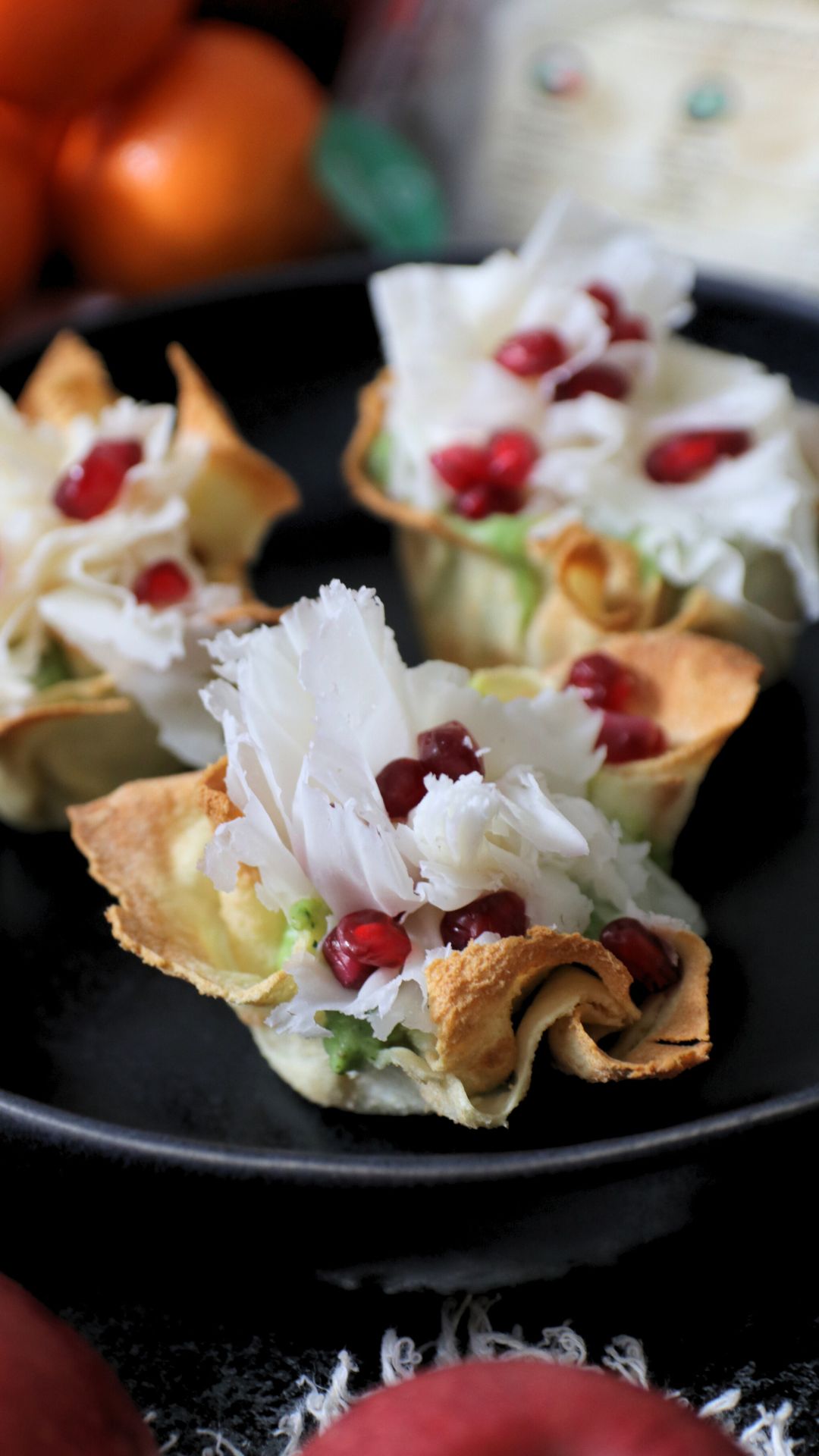 Cestini croccanti con crema di zucchine e Raspadura Bella Lodi