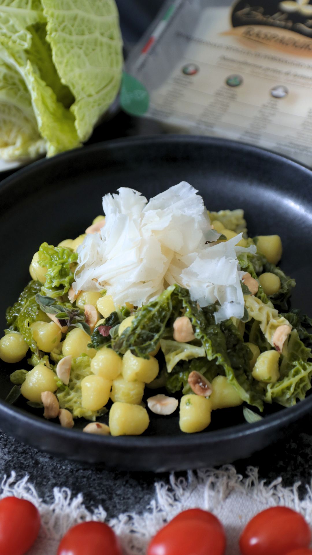 Gnocchetti cremosi alla verza con Raspadura Bella Lodi